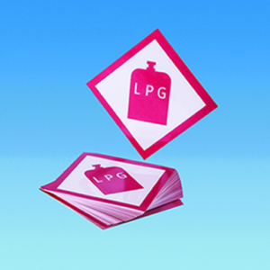 LPG Gas Safety Sticker