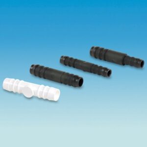 Step Down Connector 3/8" x 1/2" Black