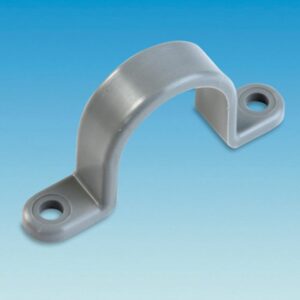 Saddle Clip 28mm  Grey
