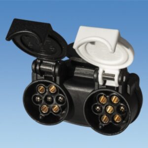 Towing Short Adaptor 13 pin plug to 7N and 7S Socket