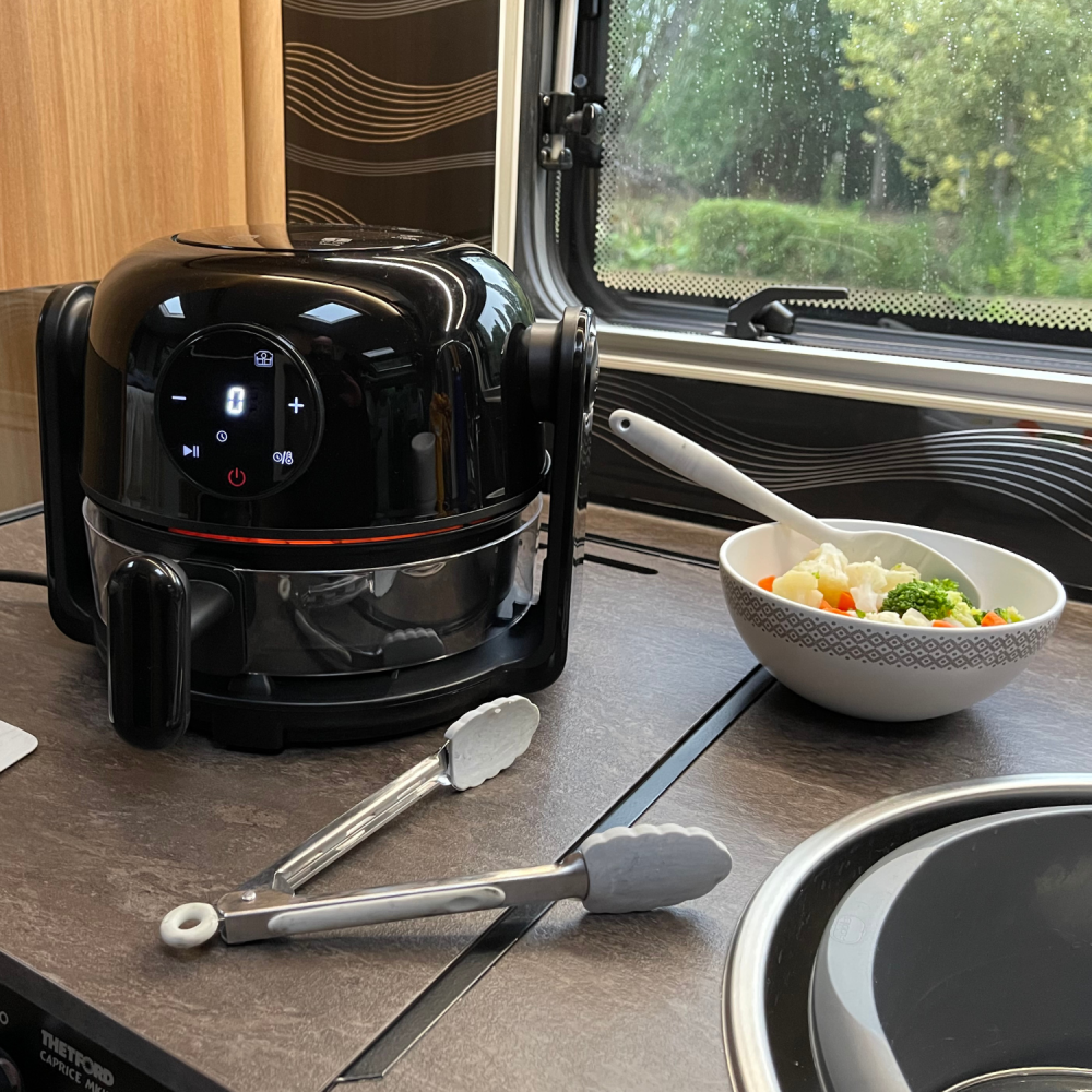 Dual Air Fryer & Hob - 800watts