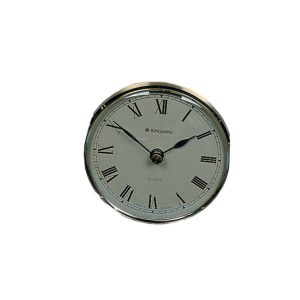 Caravan 85mm Round Clock -Brass