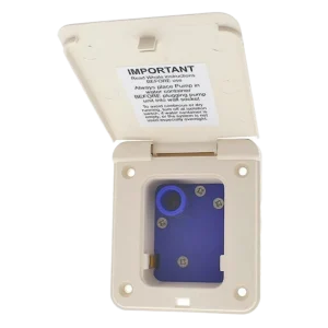 Whale Watermaster Inlet Socket with Integrated Pressure Switch - Ivory