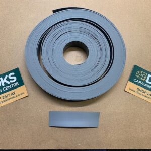 Caravan Window Rubber Insert Tape 25mm - GREY